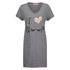 Nightshirt V-neck, Gray