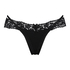 Elliena Extra Low V Thong, Black