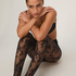 Tights 15 Denier All Over Lace, Black