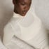 super soft Turtleneck shirt with Cashmere, White