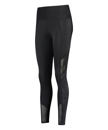 HKMX High waisted sport leggings Rodeo, Black