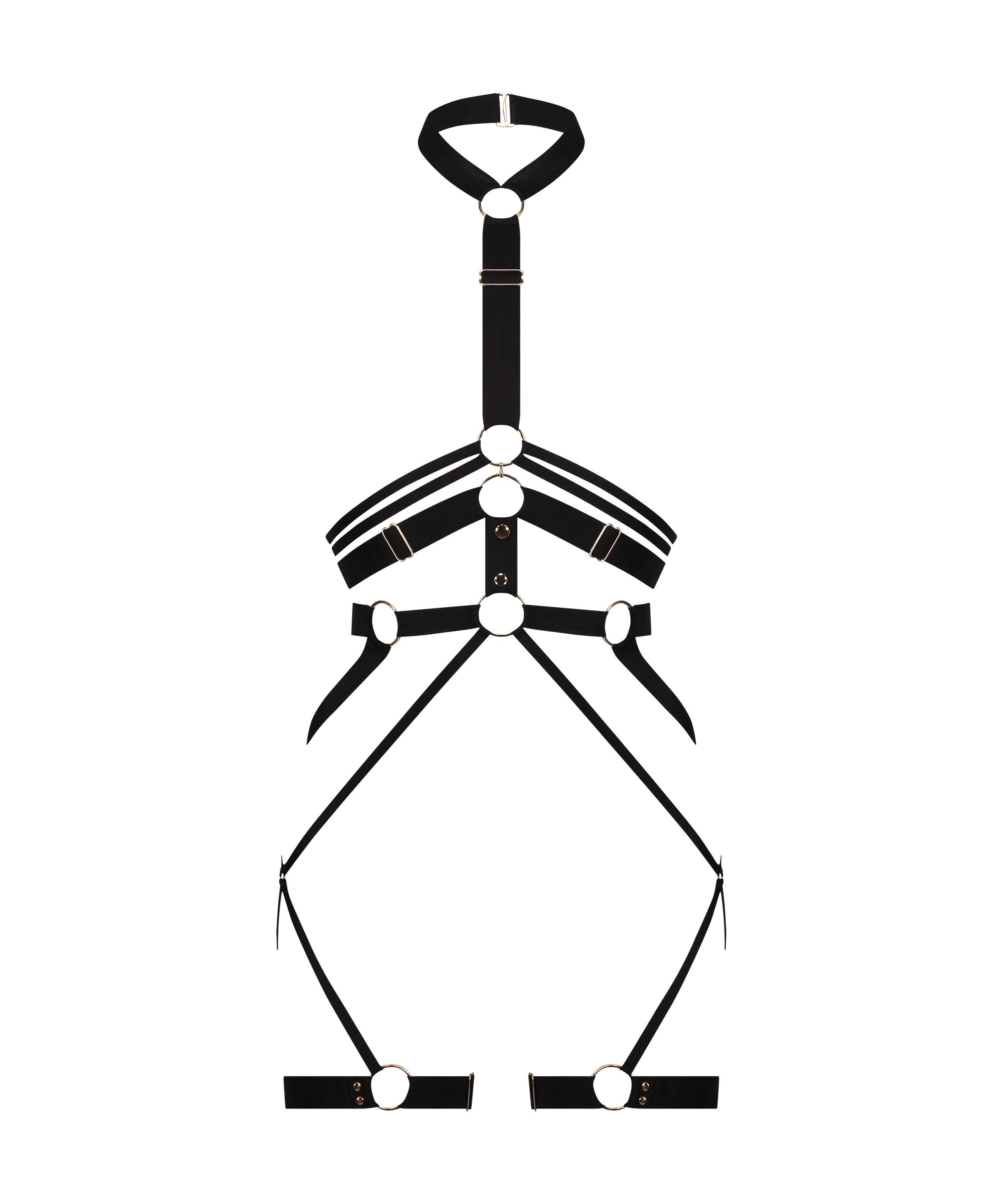 Private Harness, Black, main