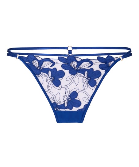 Highleg Thong Beatrice, Blue
