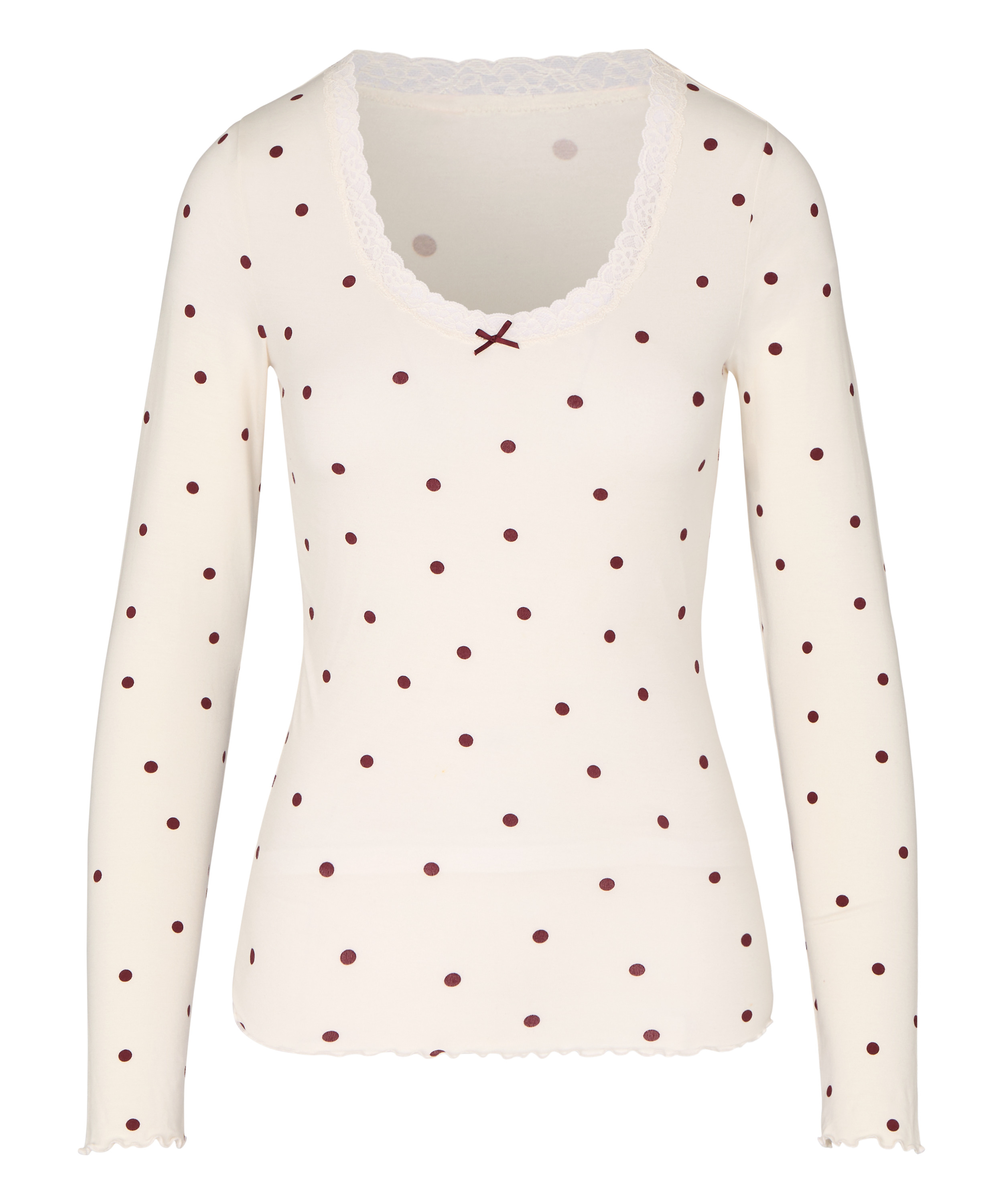 Top Lace Dot, White, main