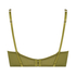 Amelie Padded Underwired Longline Bra, Green