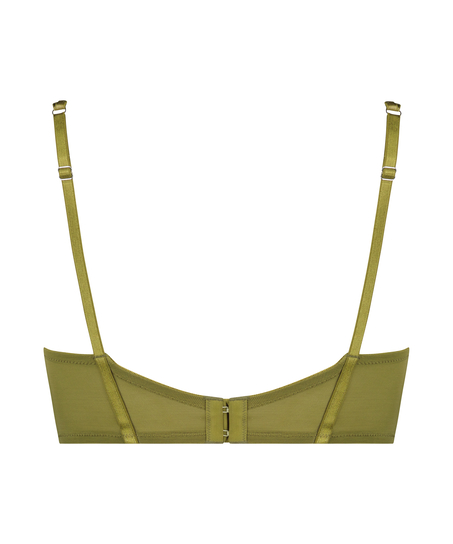 Amelie Padded Underwired Longline Bra, Green