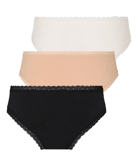 Multipack Cotton Brazilian, Beige