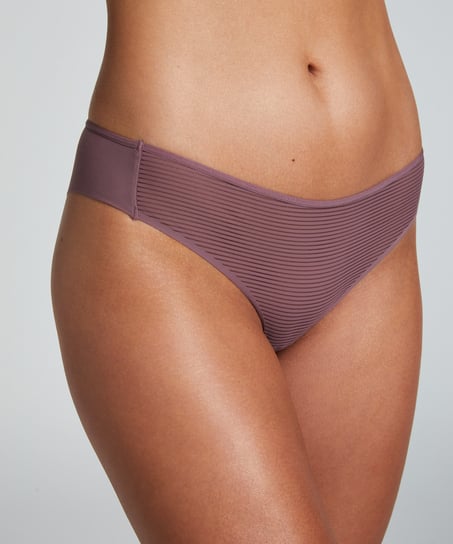 Invisible Brazilian Stripe mesh, Brown