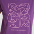 Round Neck Nightshirt, Purple