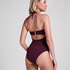 Neoprene Bandeau Bathinsuit, Purple