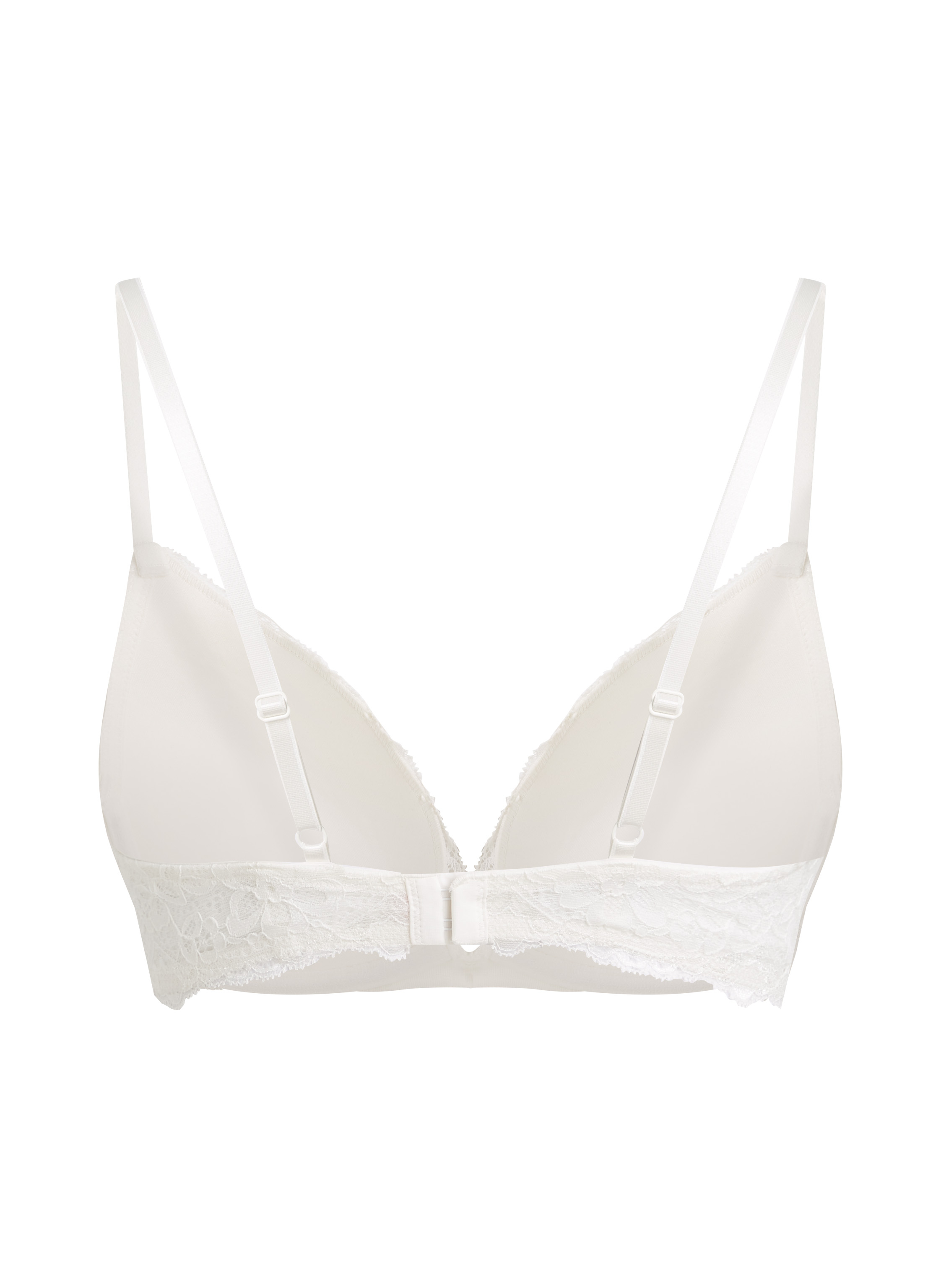 Marine Padded Push-Up Underwired Bra, White, main