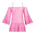 Lace Trim tunic, Pink