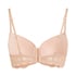 Angie Padded Underwired Bra, Beige