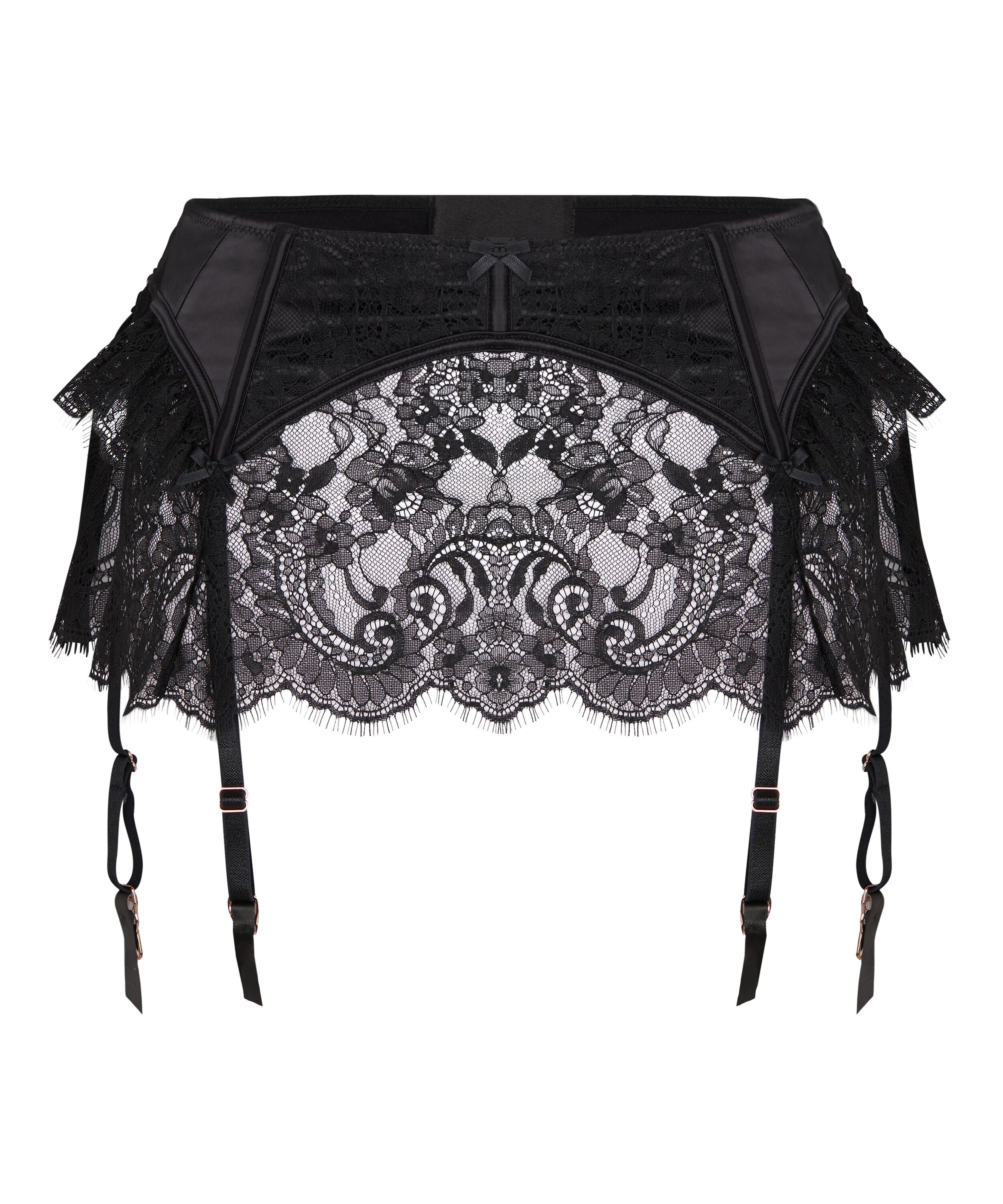 Suspender Skirt Sylvia, Black