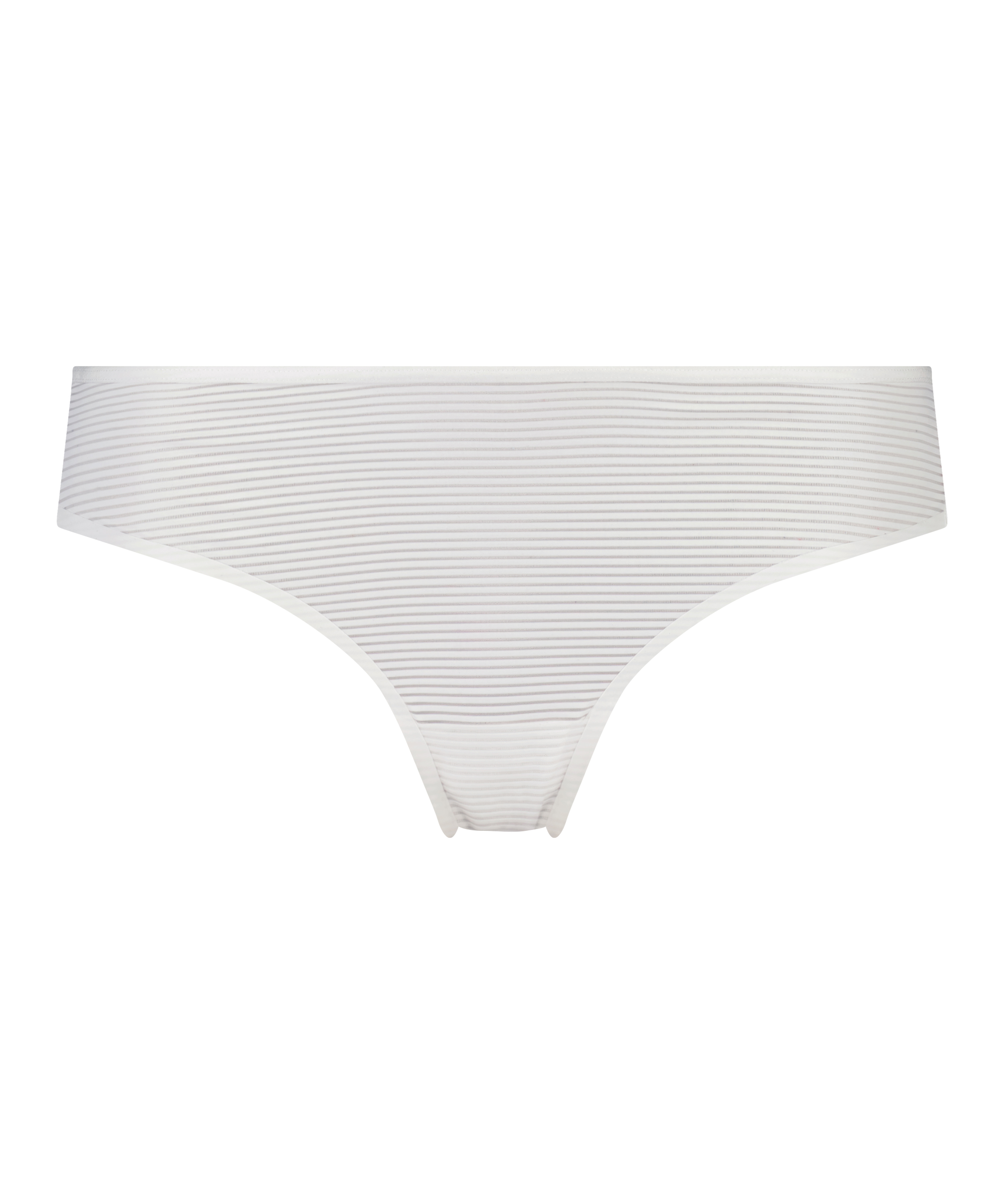 Invisible Brazilian Stripe mesh, White, main
