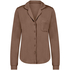 Essential Jersey Long-Sleeved Jacket, Brown
