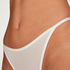 Kaiden High Leg Thong, White
