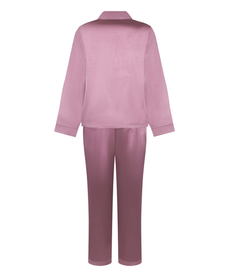 Pyjama Set Shiny Satin, Pink