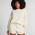 Short Sporty Fleece, White