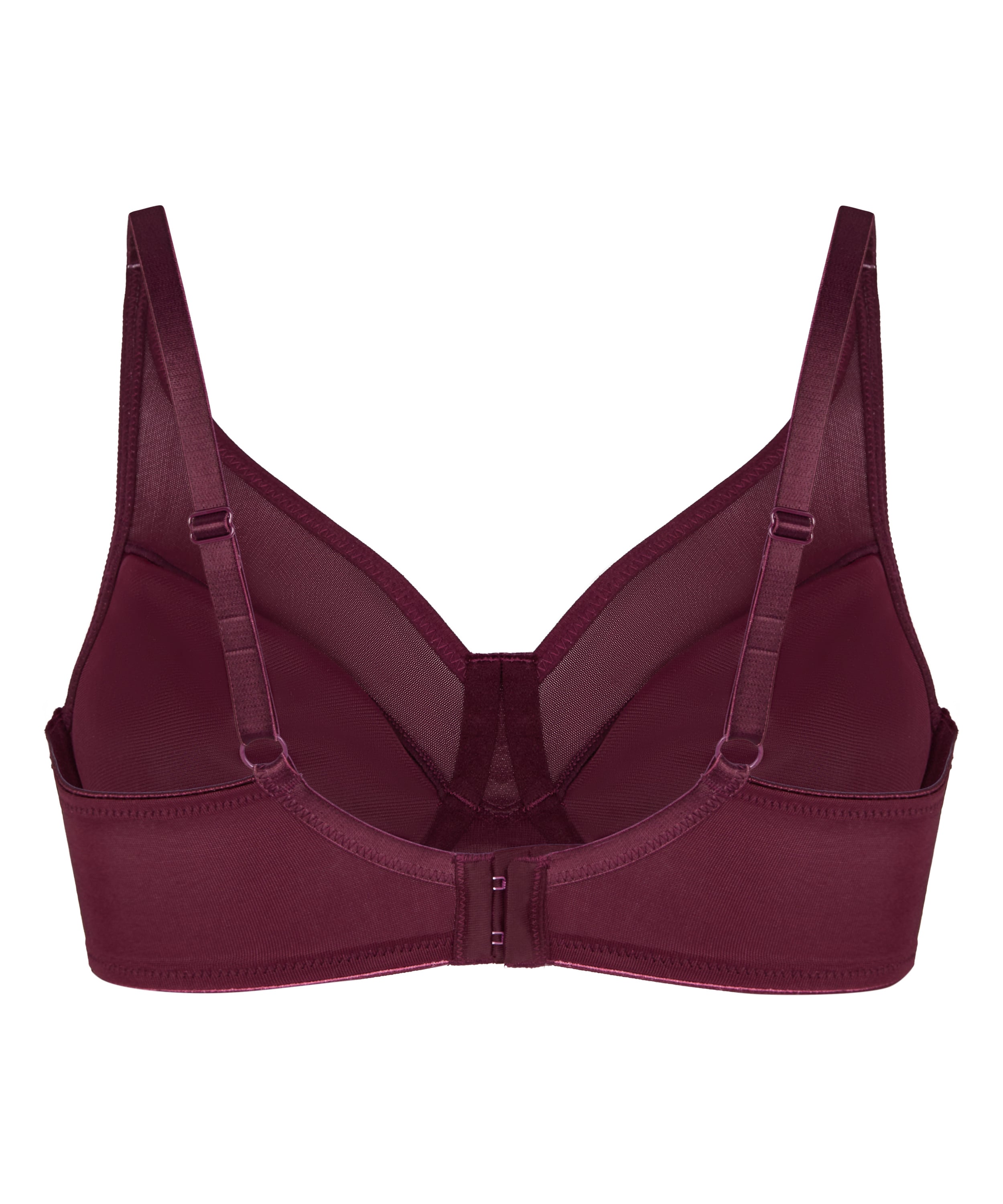 Nina Non-Padded Underwired Minimizer Bra, Red, main