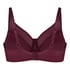 Nina Non-Padded Underwired Minimizer Bra, Red