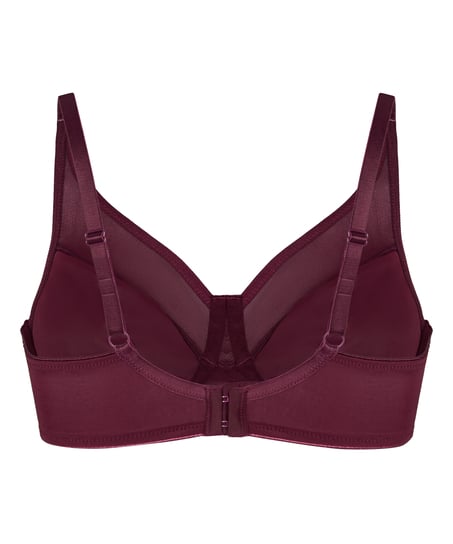 Nina Non-Padded Underwired Minimizer Bra, Red