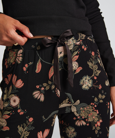 Jersey Pyjama Pants, Black