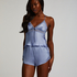 Pyjama Shorts Satin Marcela, Blue