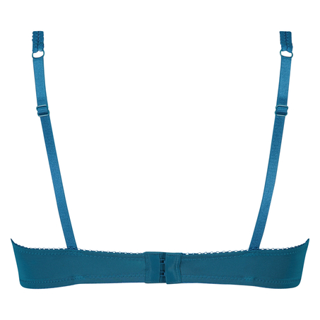 Secret Lace Padded Underwired Bra, Blue