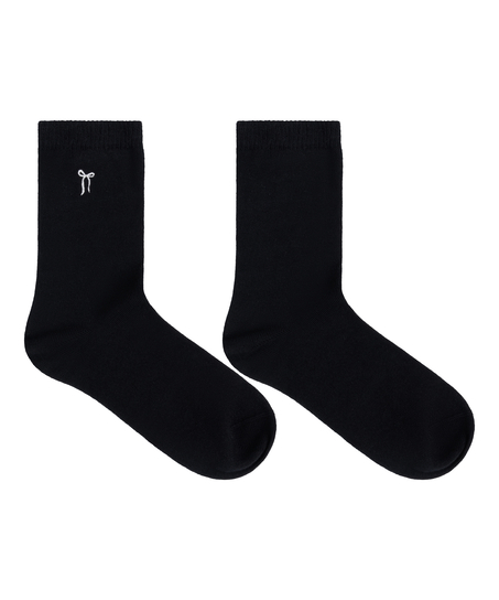 Modal Crew Socks, Black