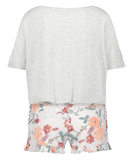 Short Pyjama Set, Gray