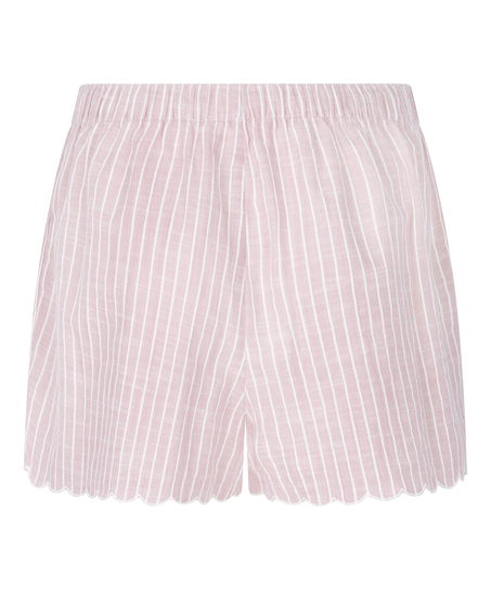 Striped Pyjama Short, Pink