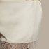 Camille Satin Short, White