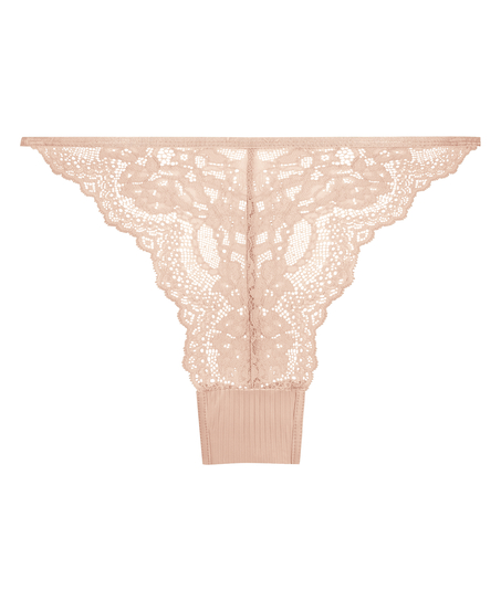Kaiden High Leg Brazilian, Beige