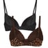 2-Pack Non Wired Mona, Brown