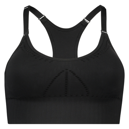 HKMX Sports bra The Comfort Level 1, Black