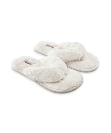 Lady slippers Snuggle, White