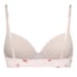 Plunge Padded Underwired Bra, Pink