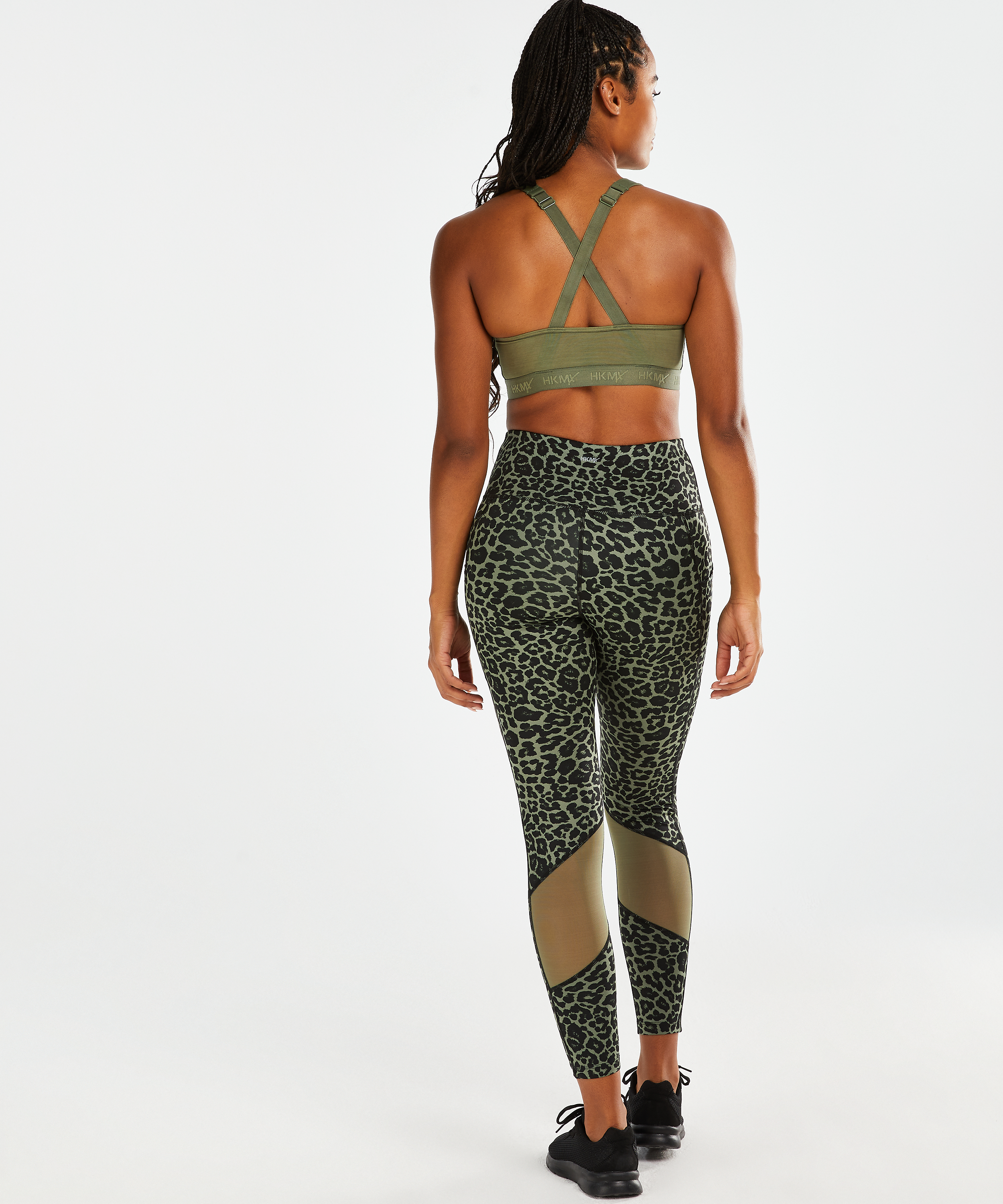 HKMX Sports bra The Pro Level 3, Green, main
