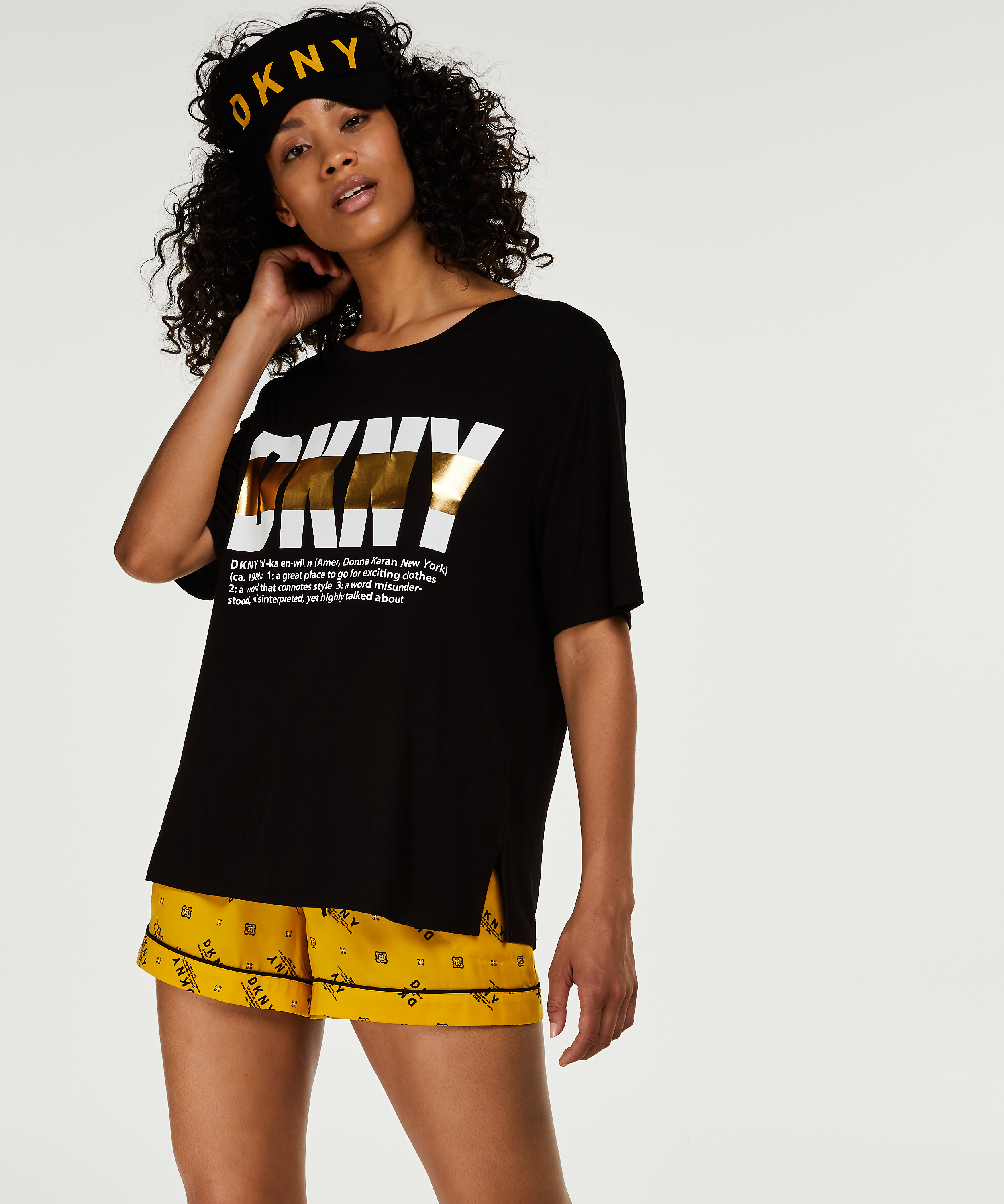 DKNY Pyjama Set, Yellow, main