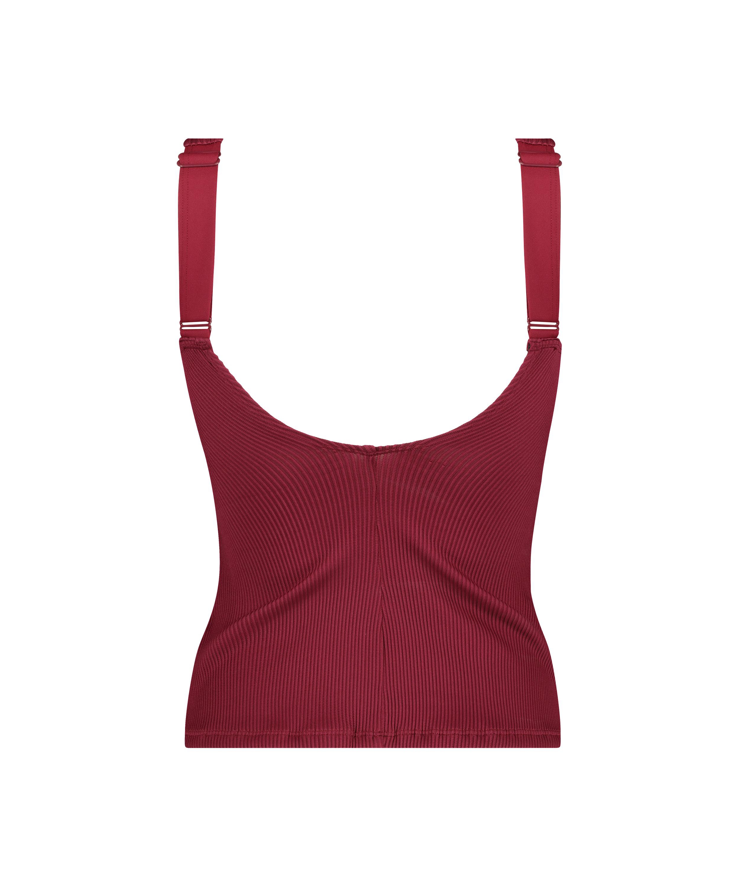 Golden Rings tankini, Red, main