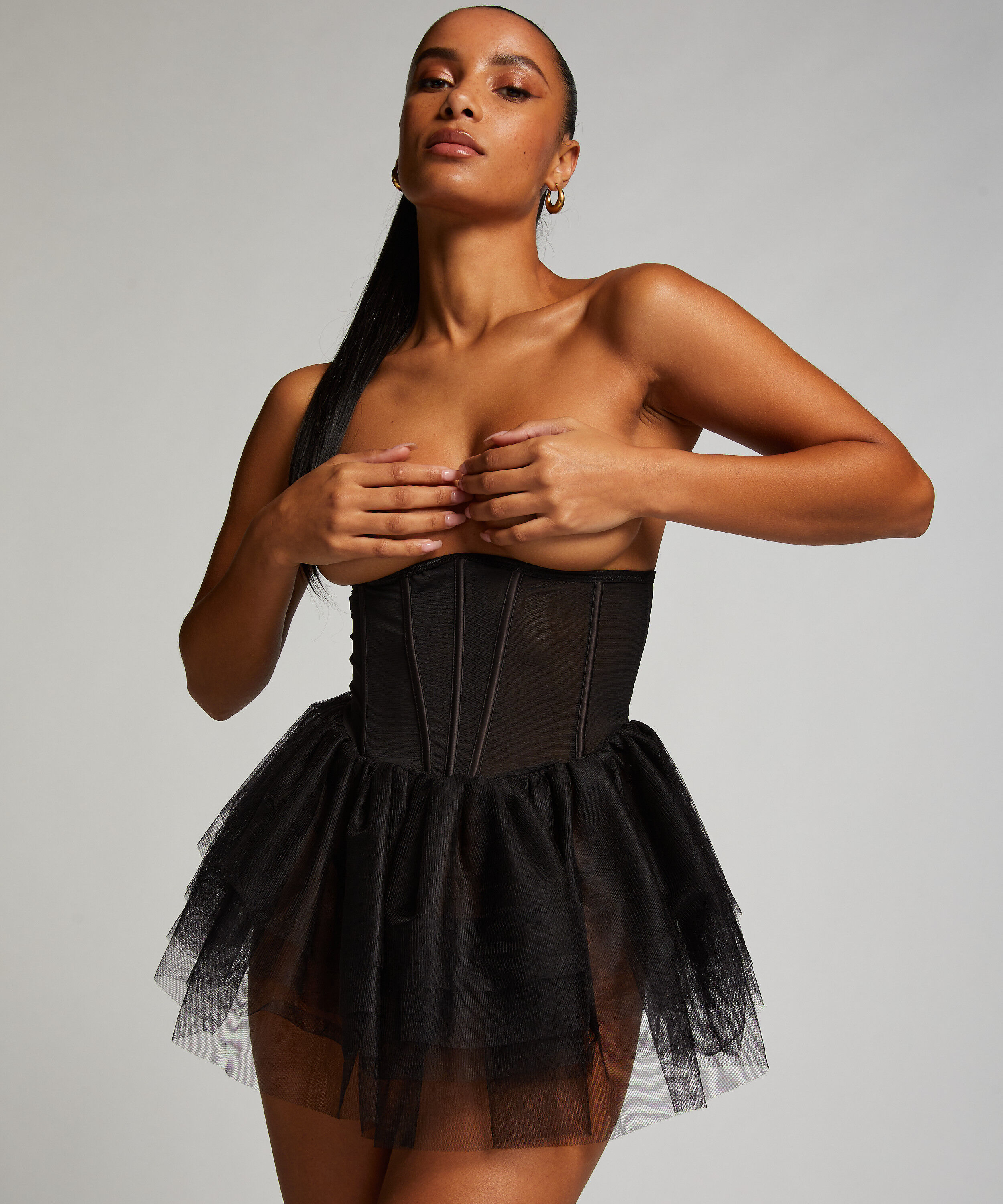 Private Tutu Corset, Black