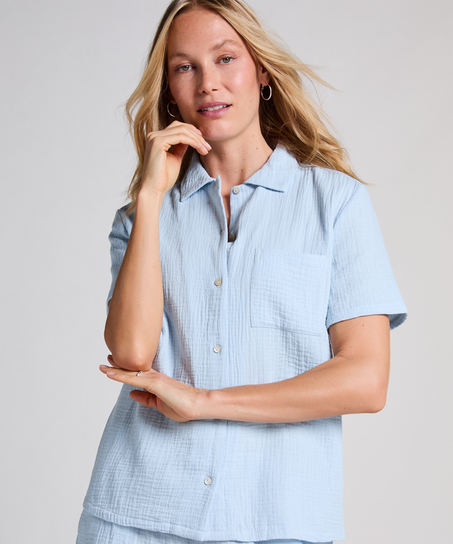 Muslin Jacket, Blue