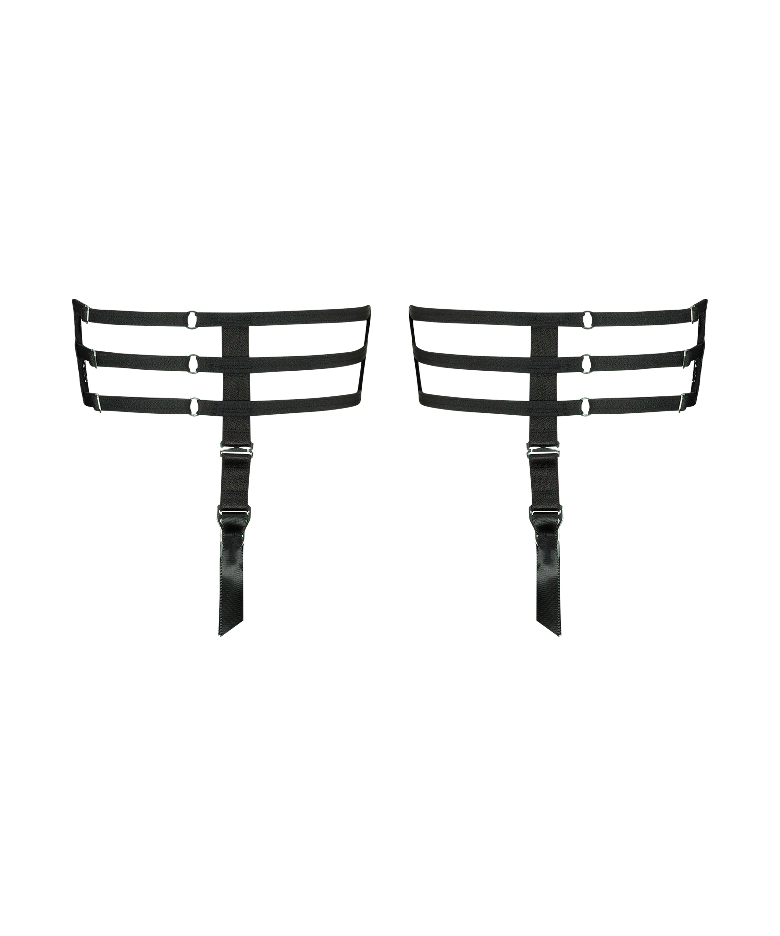 Suspender Cuffs Rebecca Mir, Black, main