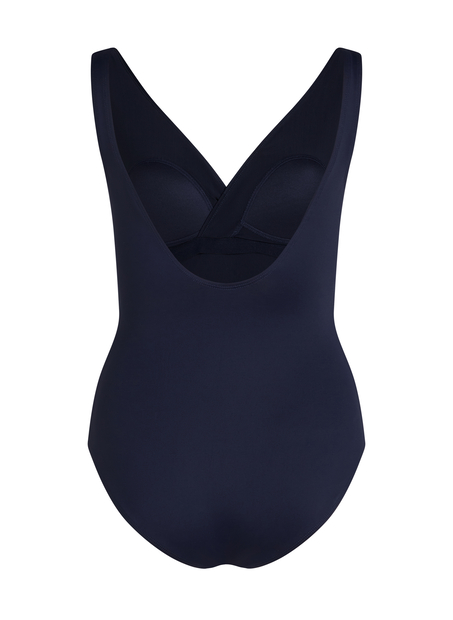 Shaping Bathingsuit Shell Mesh, Blue