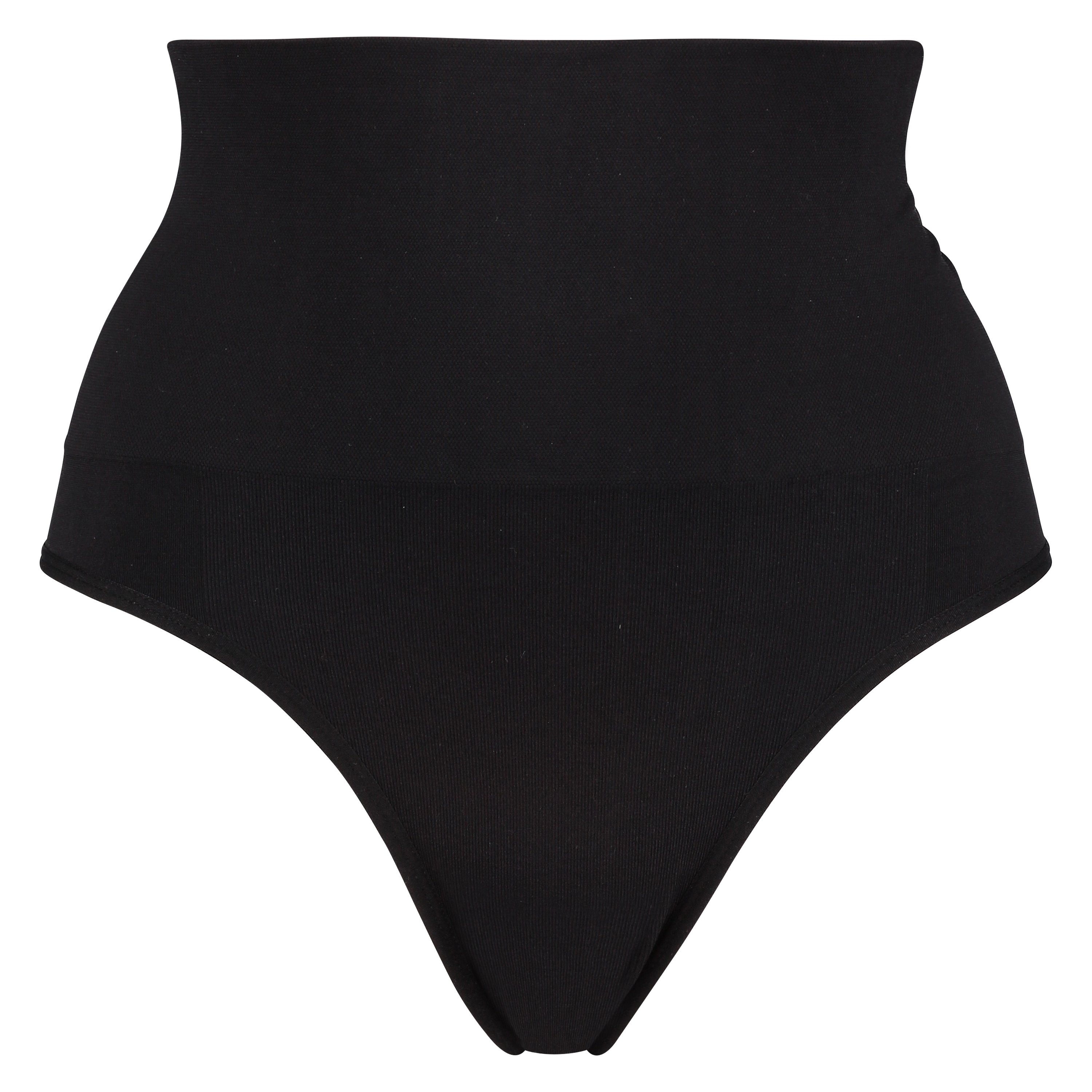Firming high figure-control thong, Black, main