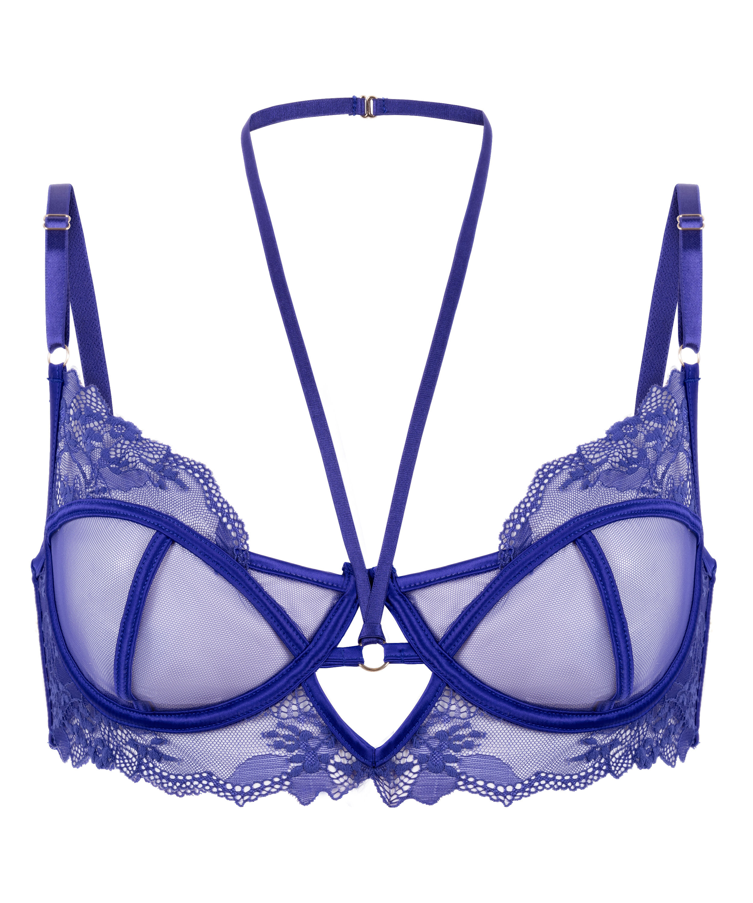 Amari Non-Padded Underwired Bra, Blue