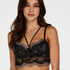 Dide Padded Longline Underwired Bra, Black