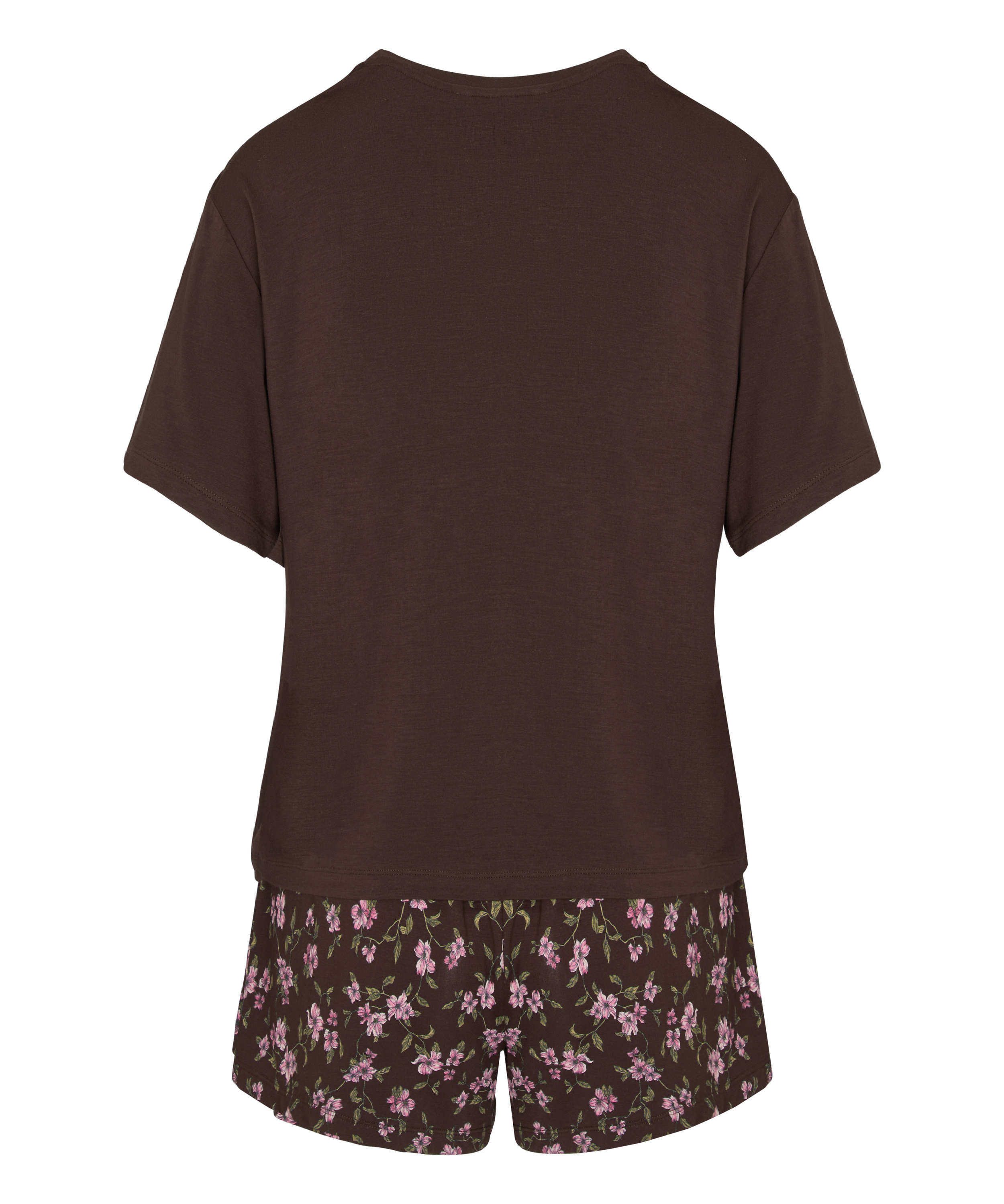 Pyjama Set Loose, Brown, main
