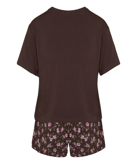 Pyjama Set Loose, Brown